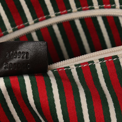 Gucci Monogram New Britt Medium Boston Dark Brown 6 of 8