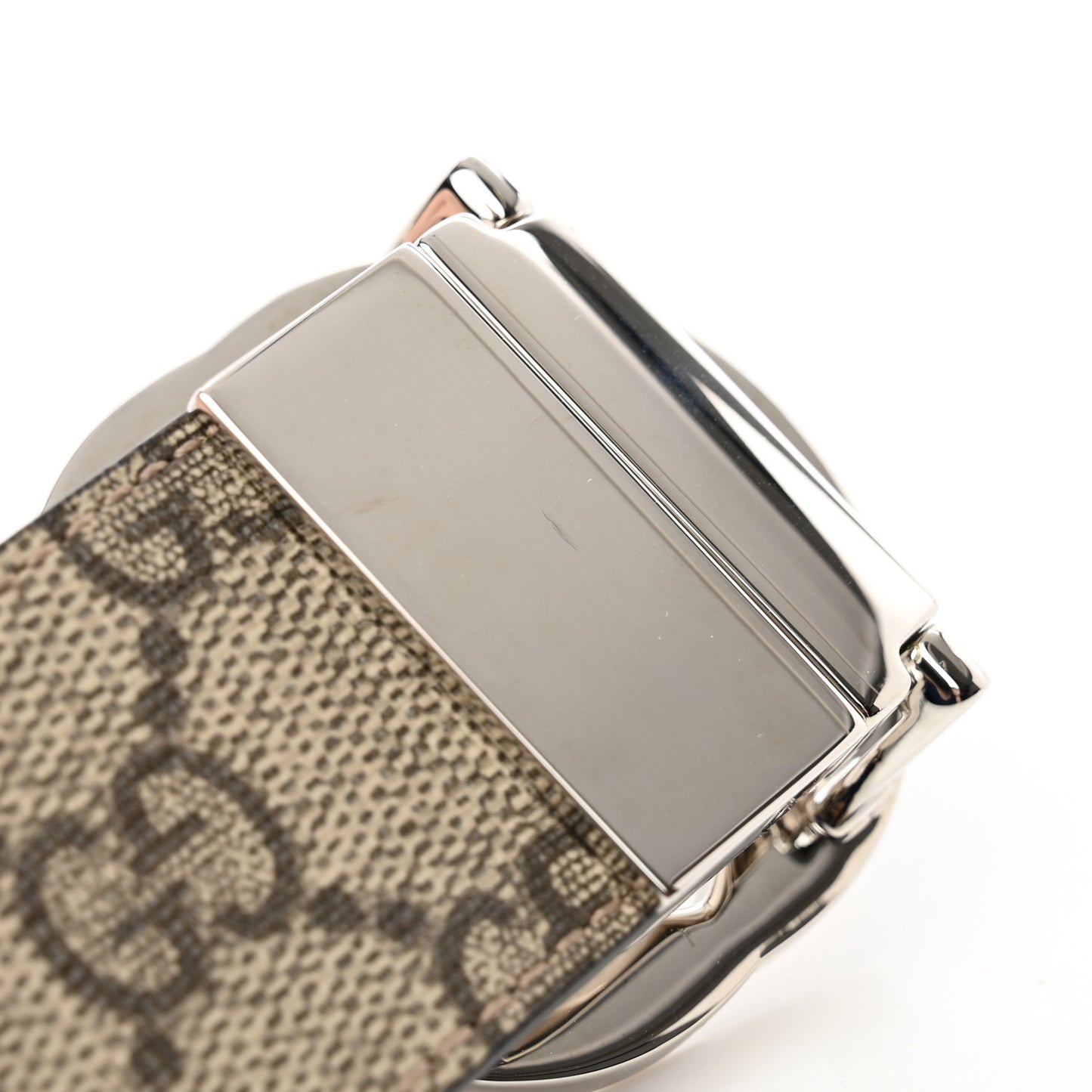 GG Supreme Monogram Interlocking G Belt 110 44 Dark Brown