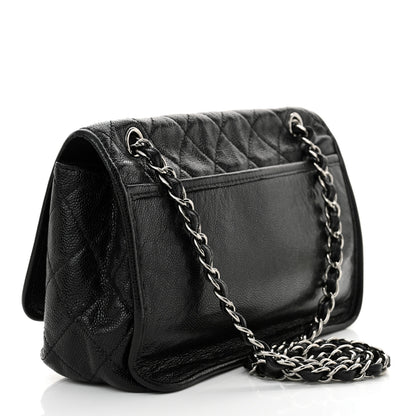 Chanel Grained Calfskin Medium Natural Beauty Flap Black 3 of 13