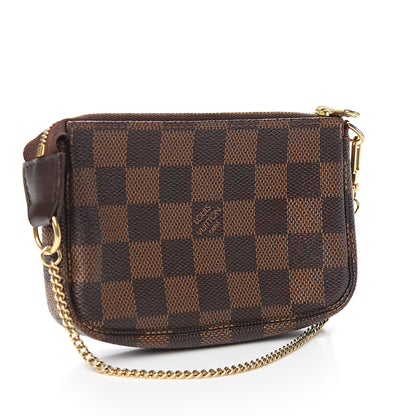 Louis Vuitton Damier Ebene Mini Pochette Accessories 2 of 6