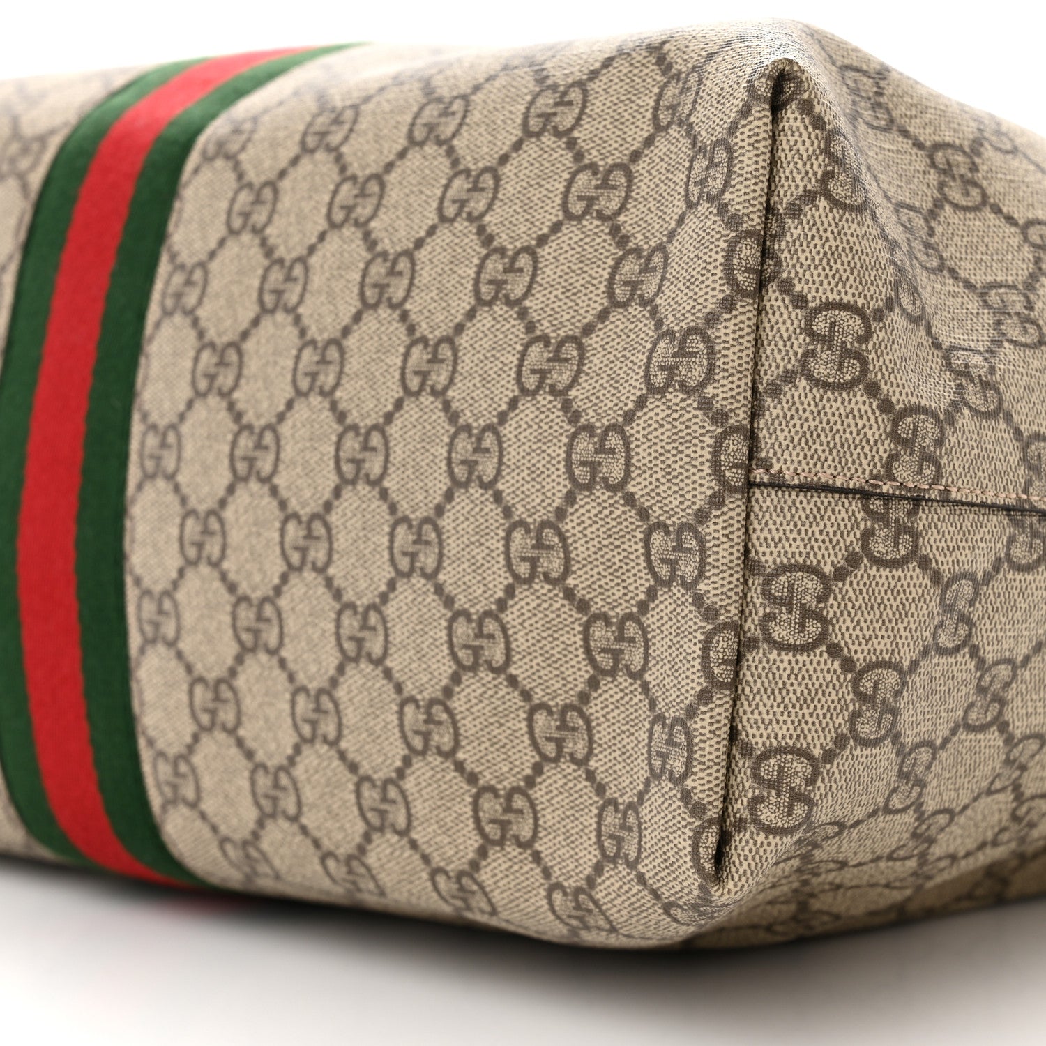Gucci GG Supreme Monogram Medium Ophidia Shopping Tote Brown 10 of 11