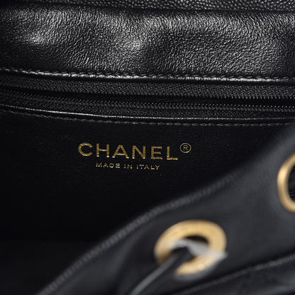 Chanel Caviar Quilted Filigree Backpack Black 6 of 8