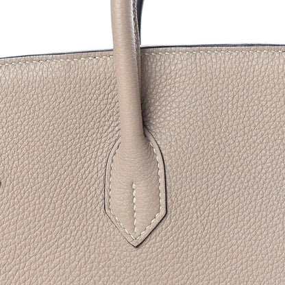 Hermes Togo Birkin 40 Gris Tourterelle 29 of 32