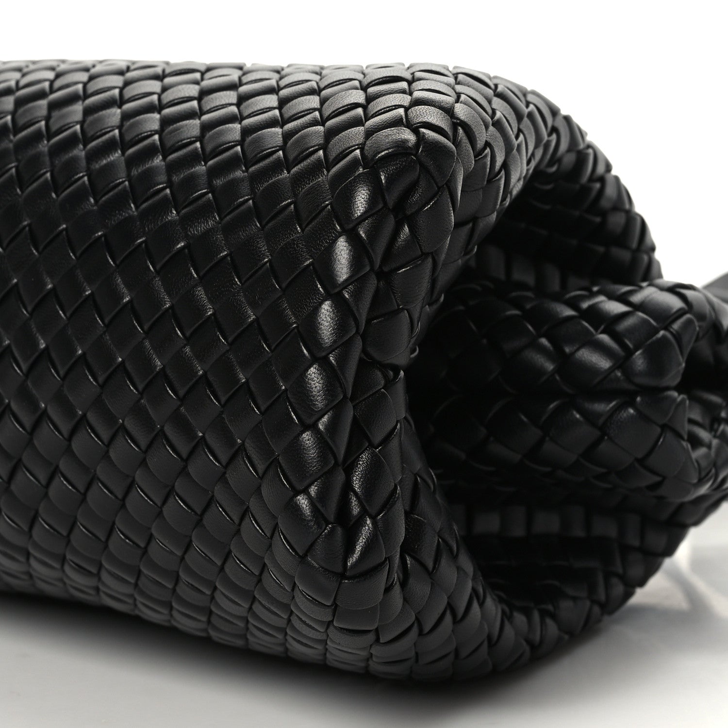 Bottega Veneta Nappa Intrecciato Medium Padded The Handle Tote Black 9 of 9