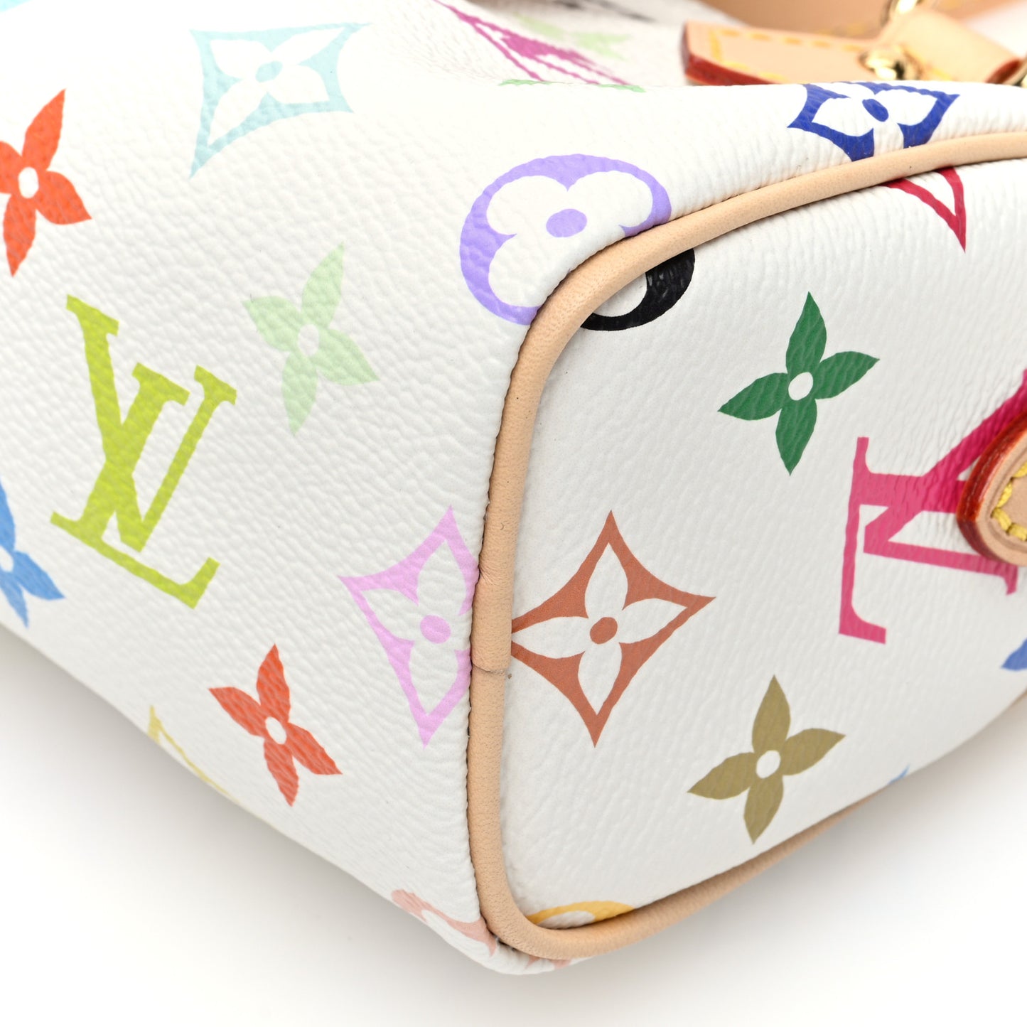 LV X TM Monogram Multicolor Nano Speedy White
