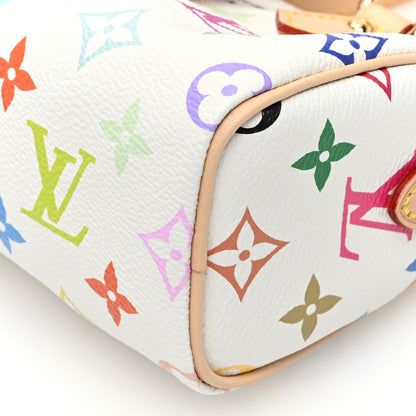 Louis Vuitton LV X TM Monogram Multicolor Nano Speedy White 9 of 10