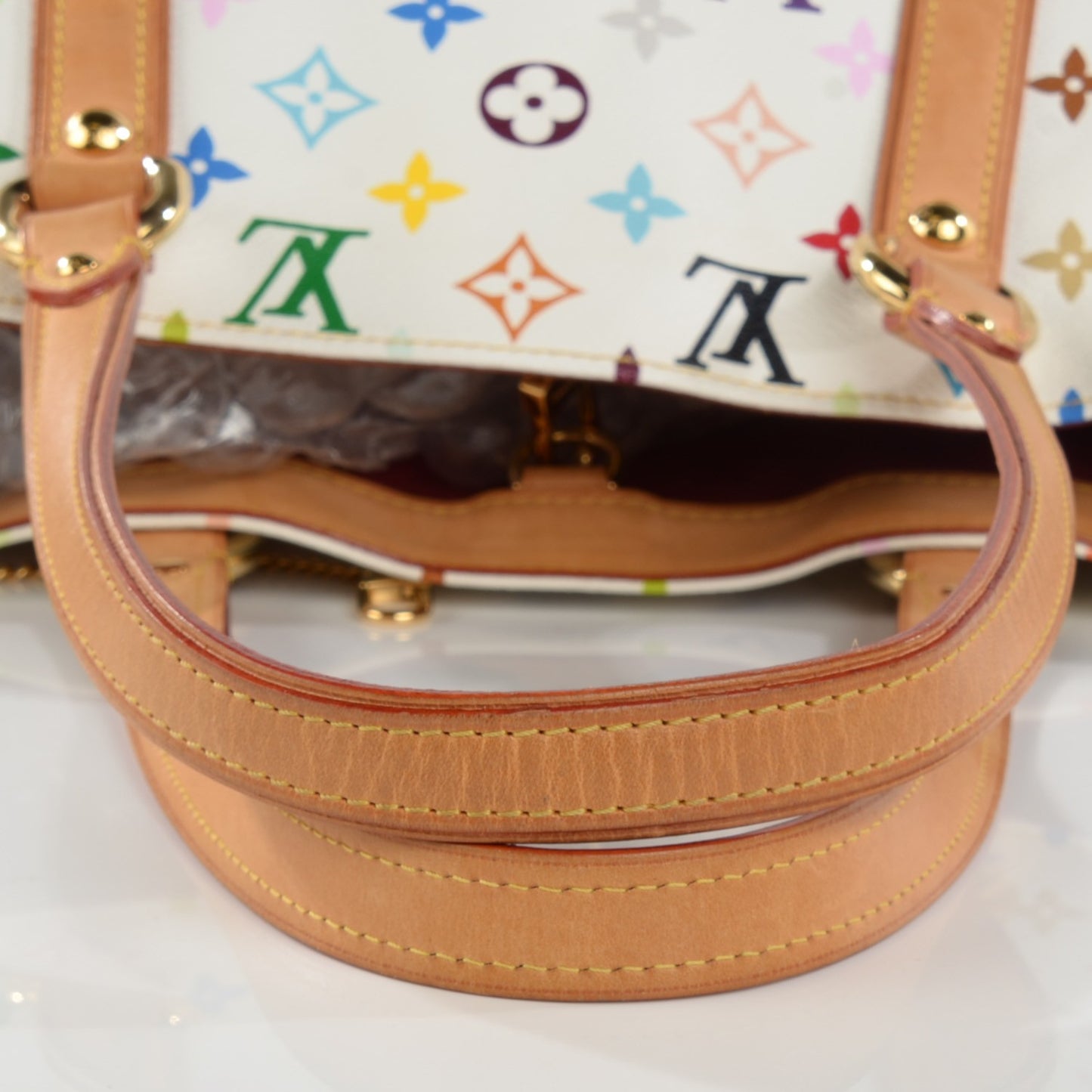 Monogram Multicolor Aurelia GM White
