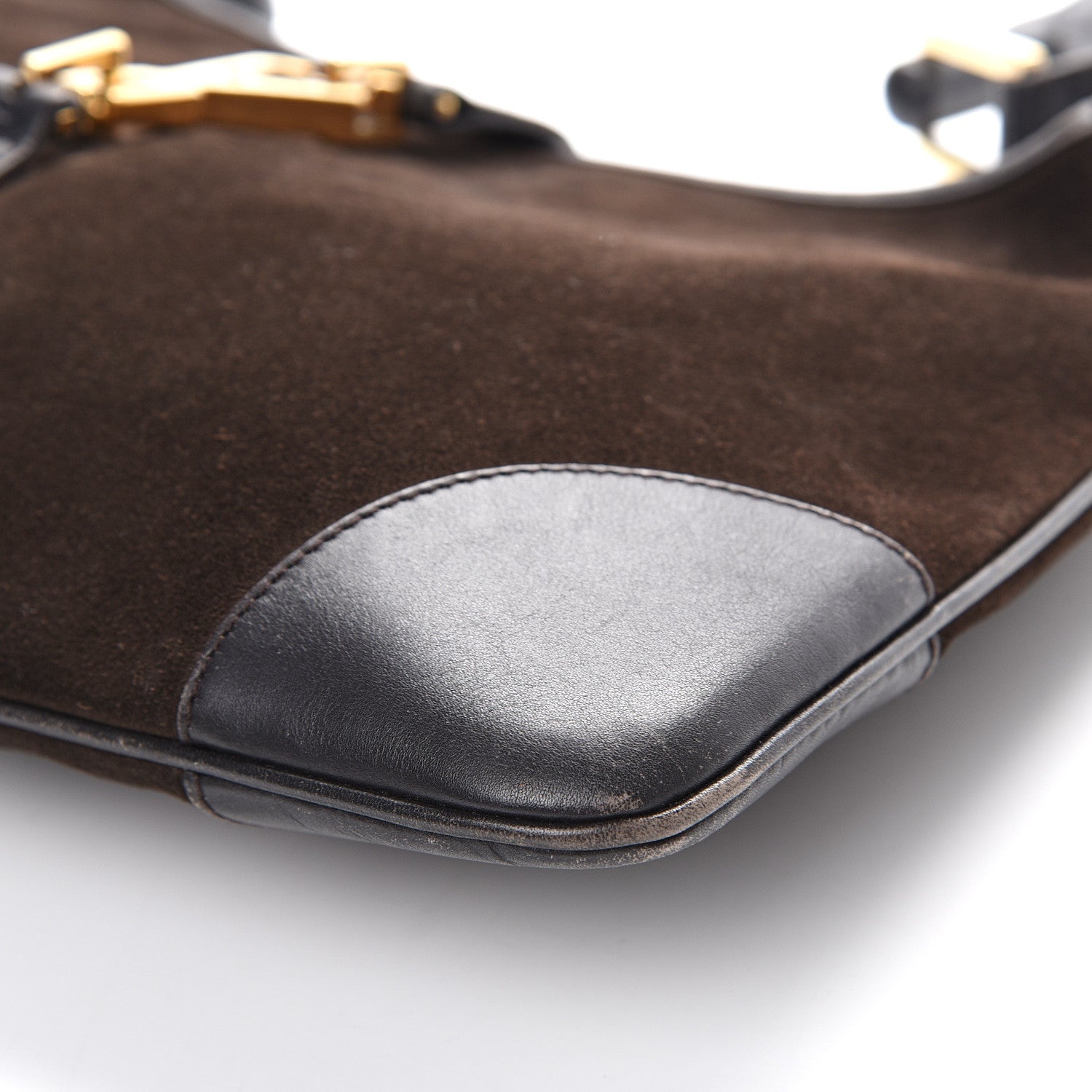 Gucci Suede Small Jackie O Hobo Dark Brown 12 of 14