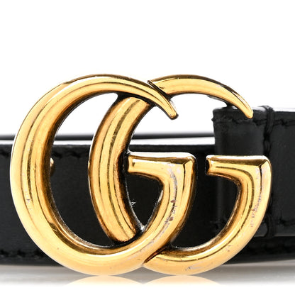 Gucci Calfskin Double G 20mm Belt 80 32 Black 8 of 8