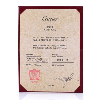 Cartier 18K Pink Gold Diamond LM D'Amour Pendant Necklace 11 of 12