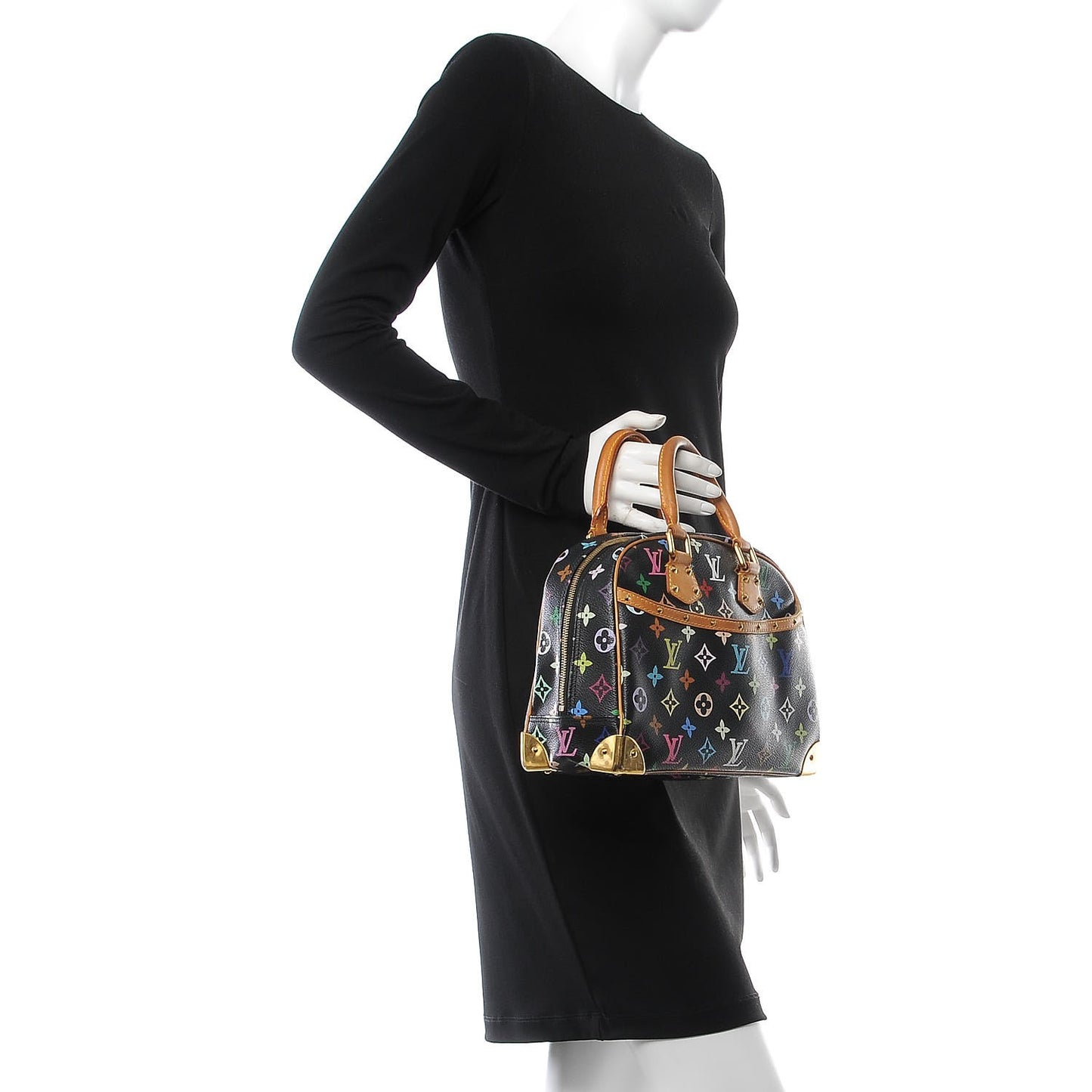 Monogram Multicolor Trouville Black
