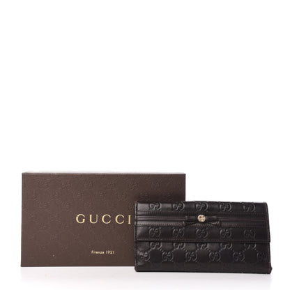 Gucci Guccissima Mayfair Continental Wallet Dark Brown 8 of 8