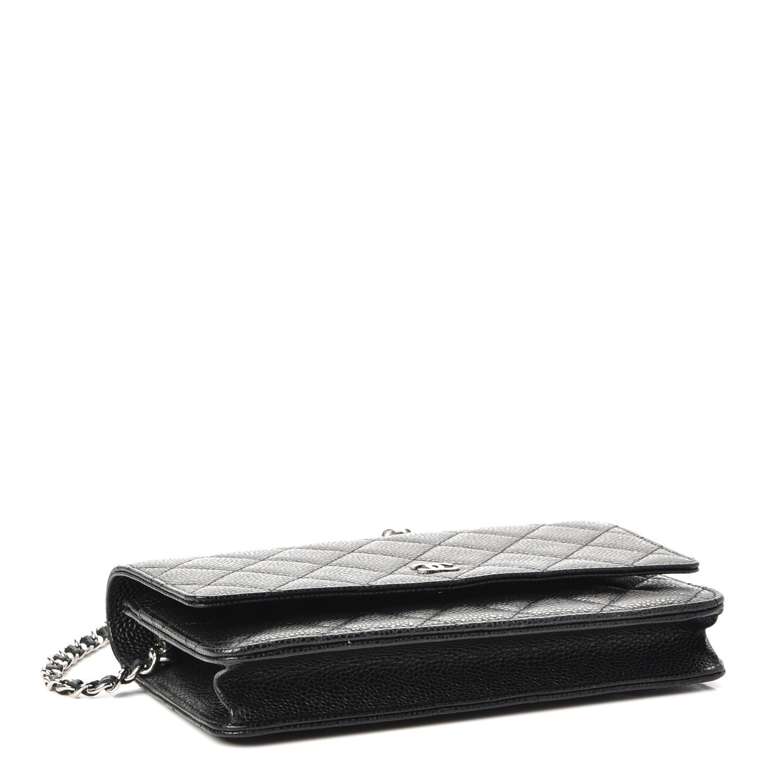 Chanel Caviar Quilted Wallet On Chain WOC Black 4 of 9
