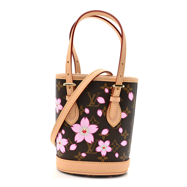 Louis Vuitton LV X TM Monogram Cherry Blossom Nano Bucket Sakura