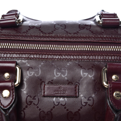 Gucci Imprime Monogram Medium Joy Boston Bordeaux 14 of 26