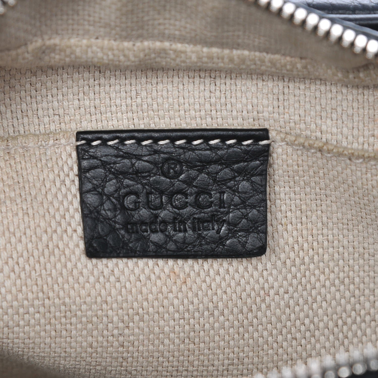 Gucci Pebbled Calfskin Small Soho Disco Bag Black 6 of 7