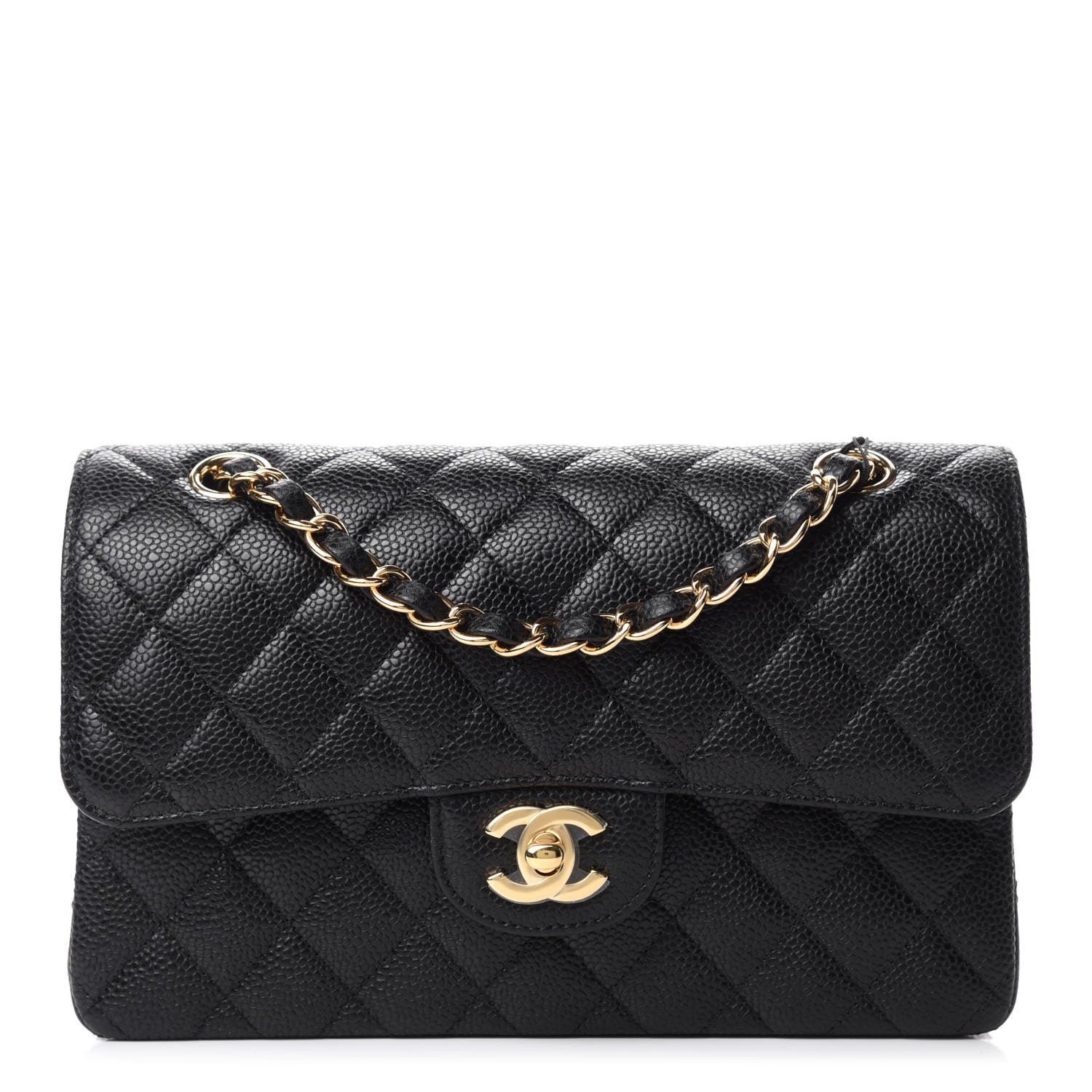 Chanel Caviar Quilted Small Double Flap Black 1 of 11