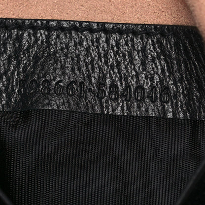 Gucci Grained Calfskin Web Mini Ophidia Round Backpack Black 6 of 10