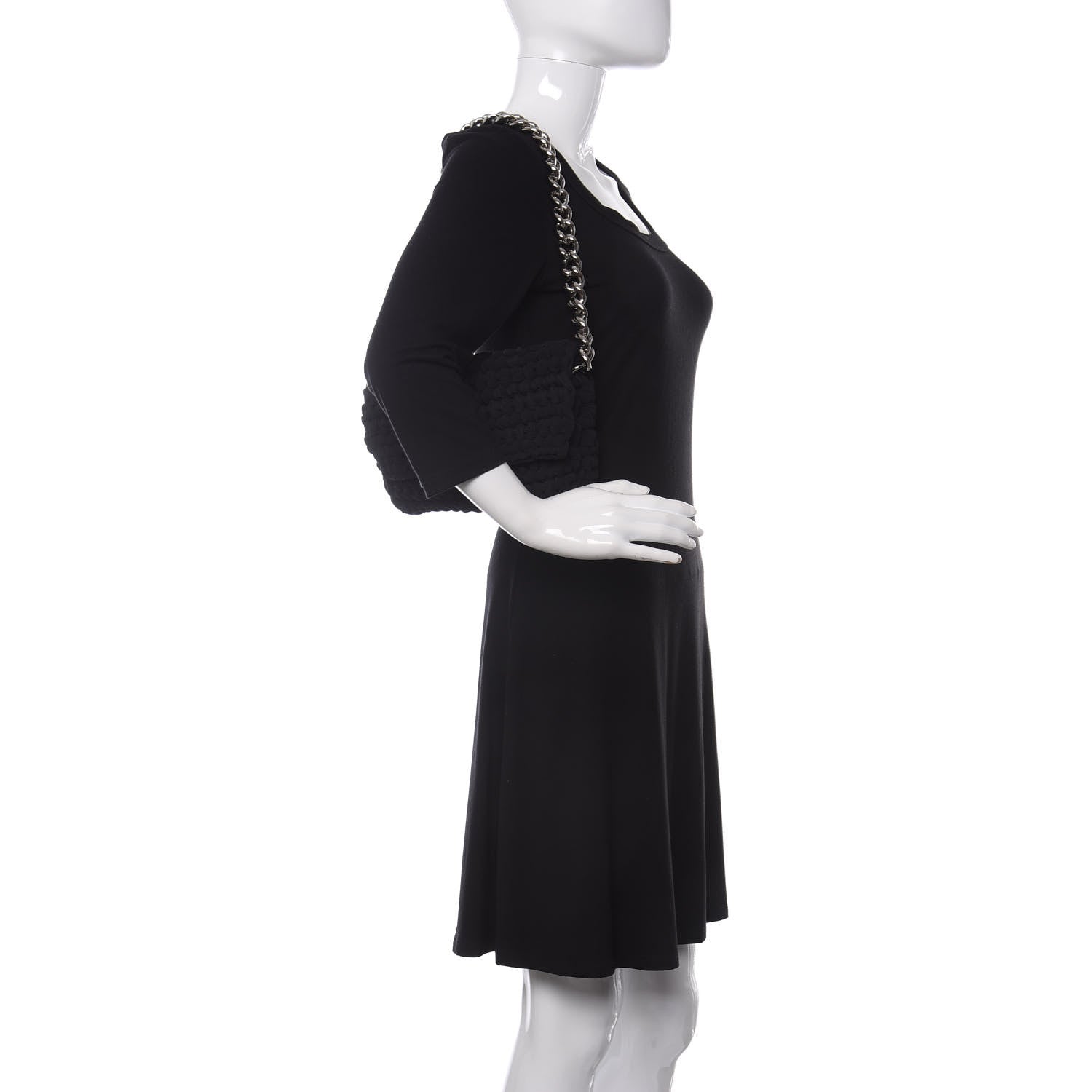Chanel Crochet Fancy Single Flap Black 2 of 11