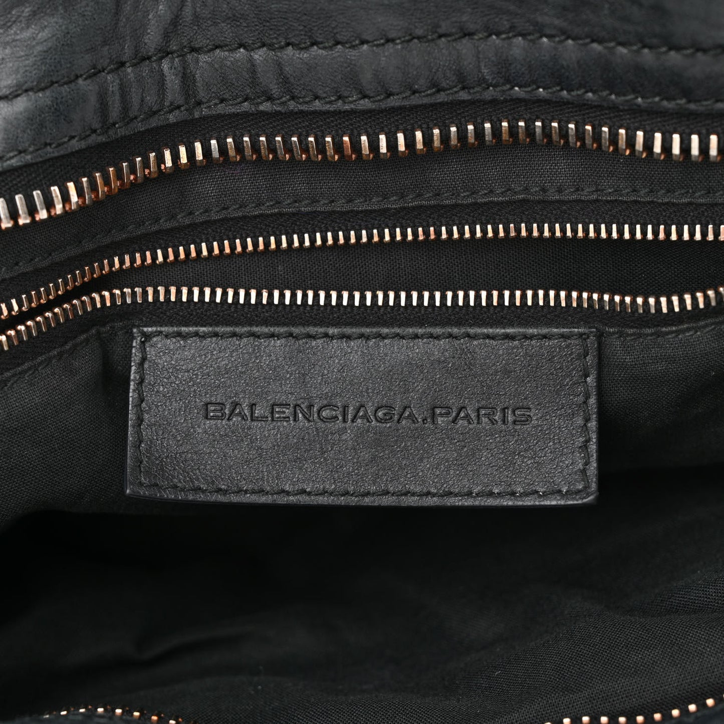 Agneau Giant 21 Rose Gold Hardware City Black