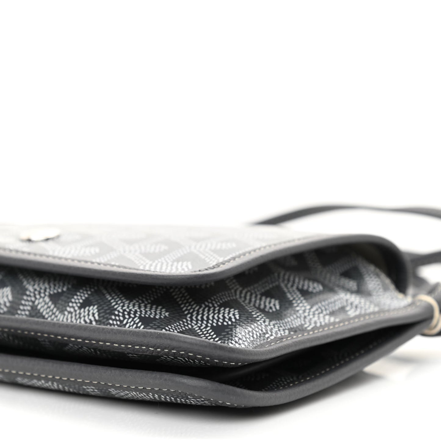 Goyardine Plumet Wallet Clutch Grey