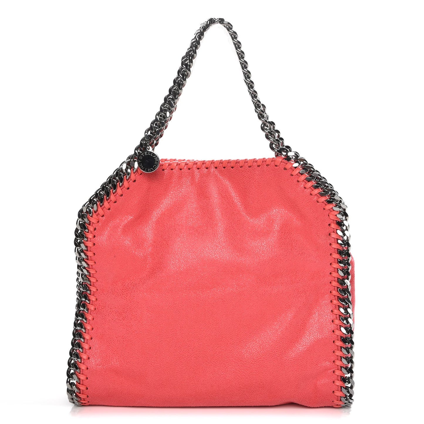 Shaggy Deer Mini Falabella Fold Over Tote Pink Fluo