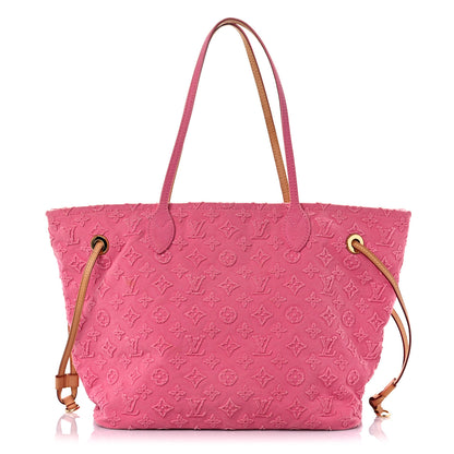 Louis Vuitton Monogram Denim Neverfull MM Rose 1 of 16
