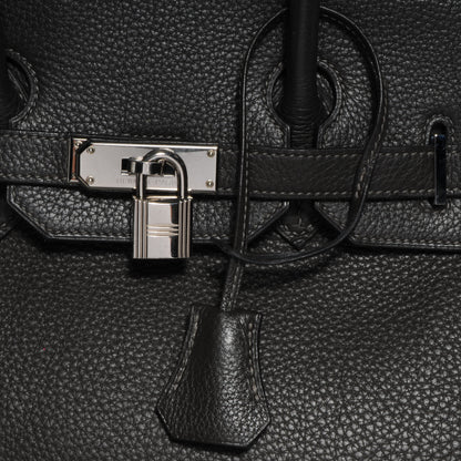Hermes Taurillon Clemence Birkin 35 Graphite 9 of 9