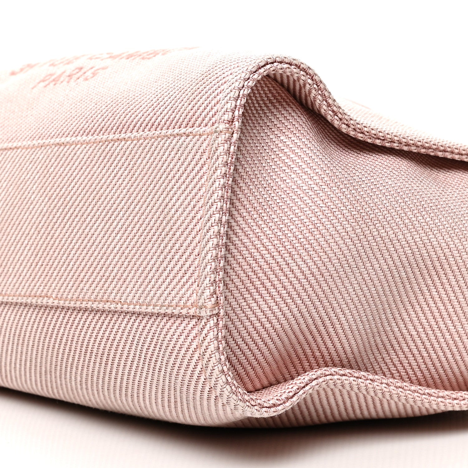 Chanel Mixed Fibers Calfskin Small Deauville Tote Rose Pink 10 of 10