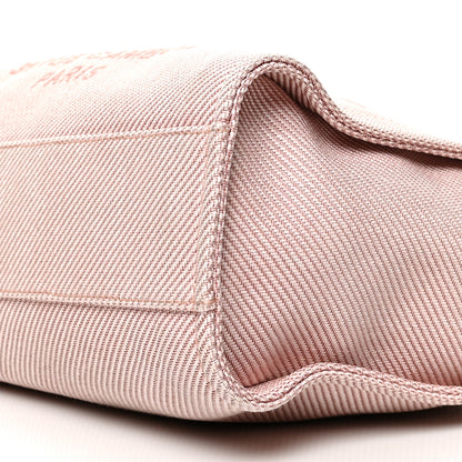 Chanel Mixed Fibers Calfskin Small Deauville Tote Rose Pink 10 of 10