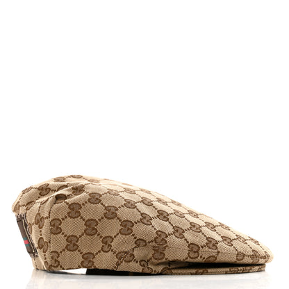 Gucci Monogram Flat Cap S Beige 6 of 10