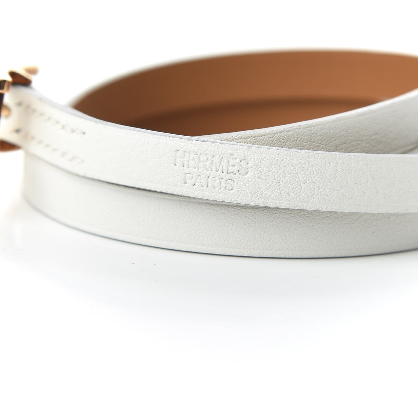 Swift Hapi 3 MM Triple Tour Wrap Bracelet T2 White