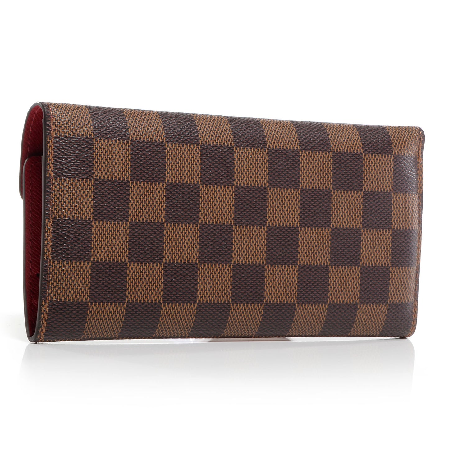 Damier Ebene Josephine Wallet Red