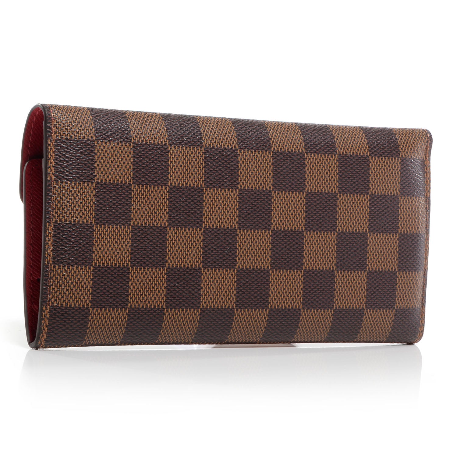 Louis Vuitton Damier Ebene Josephine Wallet Red 3 of 8