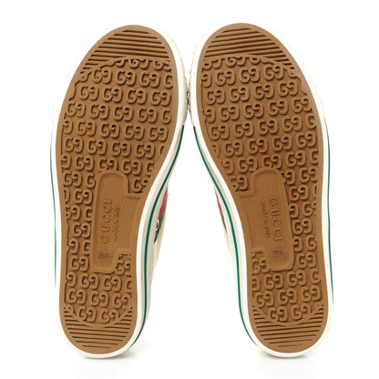 Gucci Canvas Web Womens 1977 Tennis Sneakers 35.5 Burro Mystic White 5 of 8