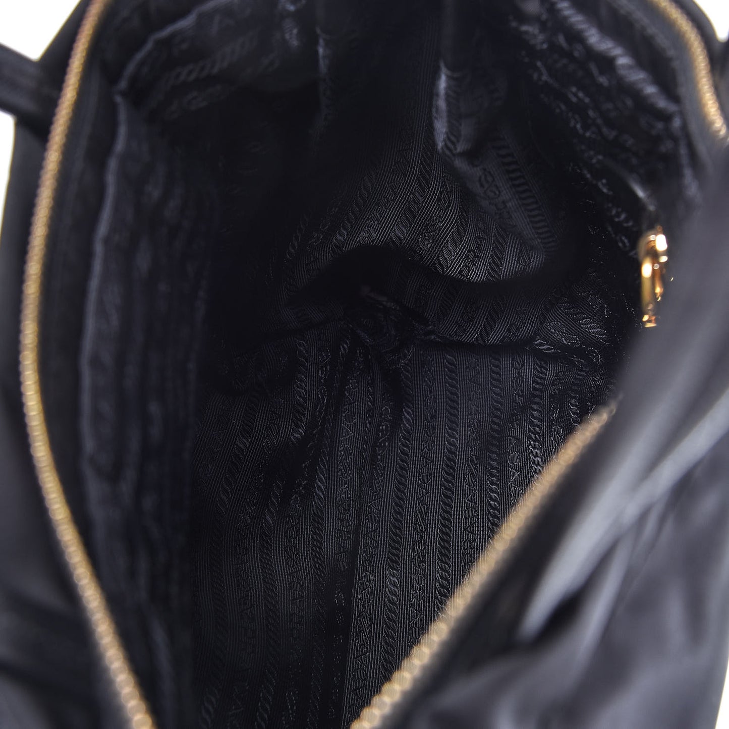 Tessuto Nylon Saffiano Tote Black
