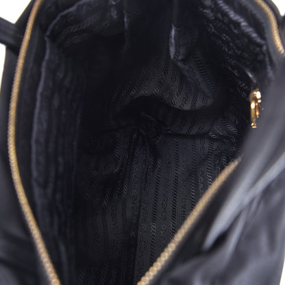 Prada Tessuto Nylon Saffiano Tote Black 11 of 13