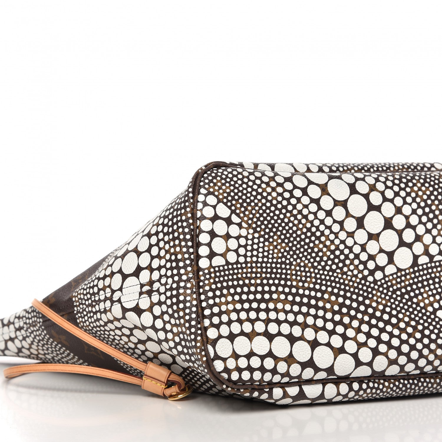Louis Vuitton Monogram Kusama Waves Neverfull MM White 6 of 9