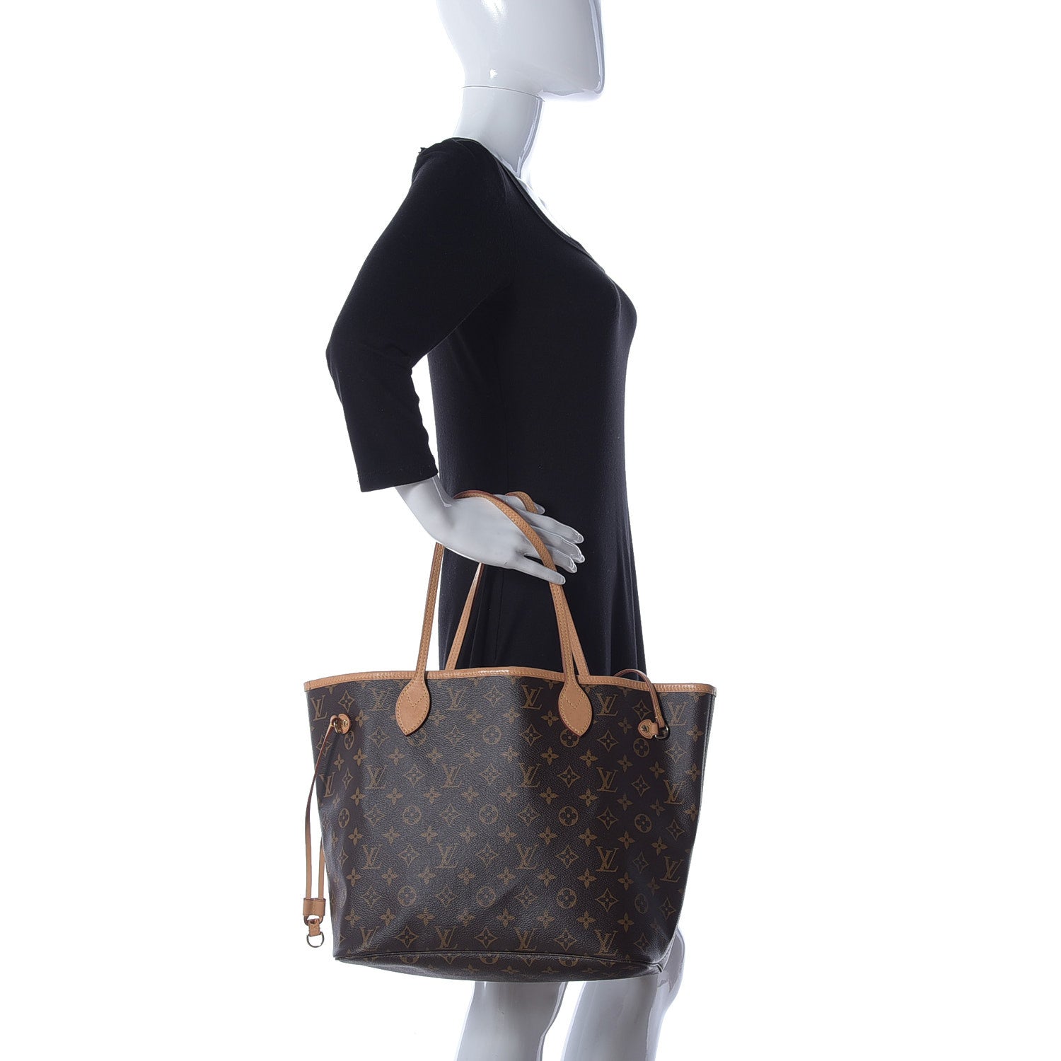 Louis Vuitton Monogram Neo Neverfull MM Rose Ballerine 2 of 25