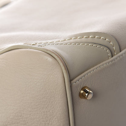 Burberry Grainy Calfskin Small Canterbury Tote Beige 9 of 18