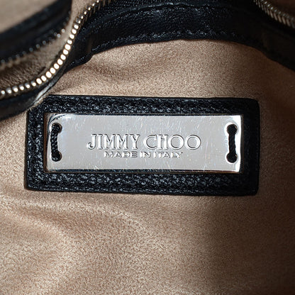 Jimmy Choo Lambskin Chain Embellished Blare Tote Black 6 of 8