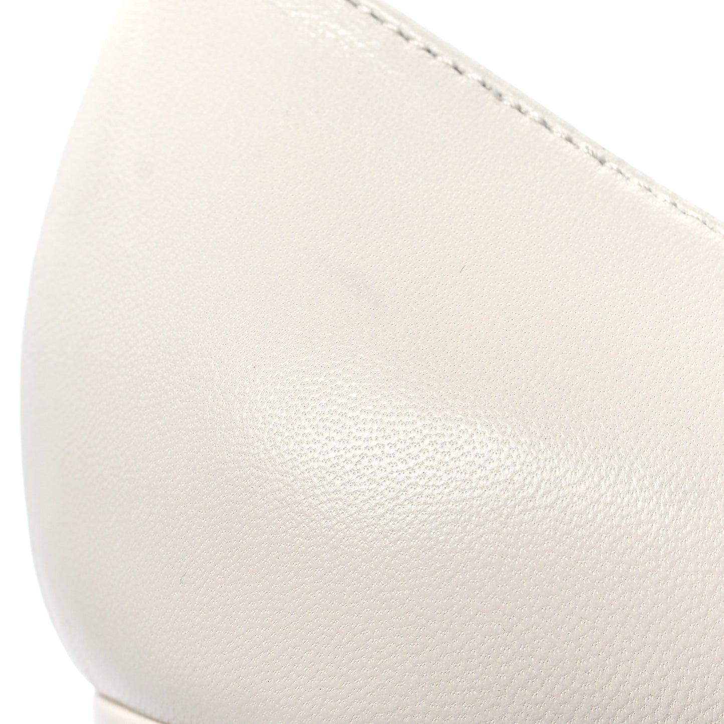 Malaga Kid Horsebit 75mm Pumps 35 Mystic White