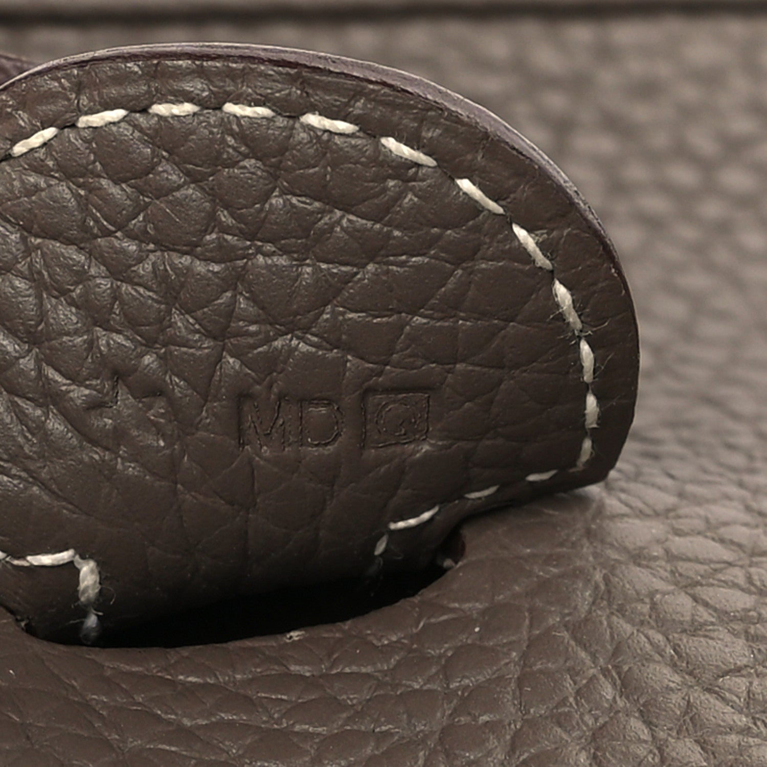 Hermes Taurillon Clemence Evelyne III GM Etoupe 7 of 9