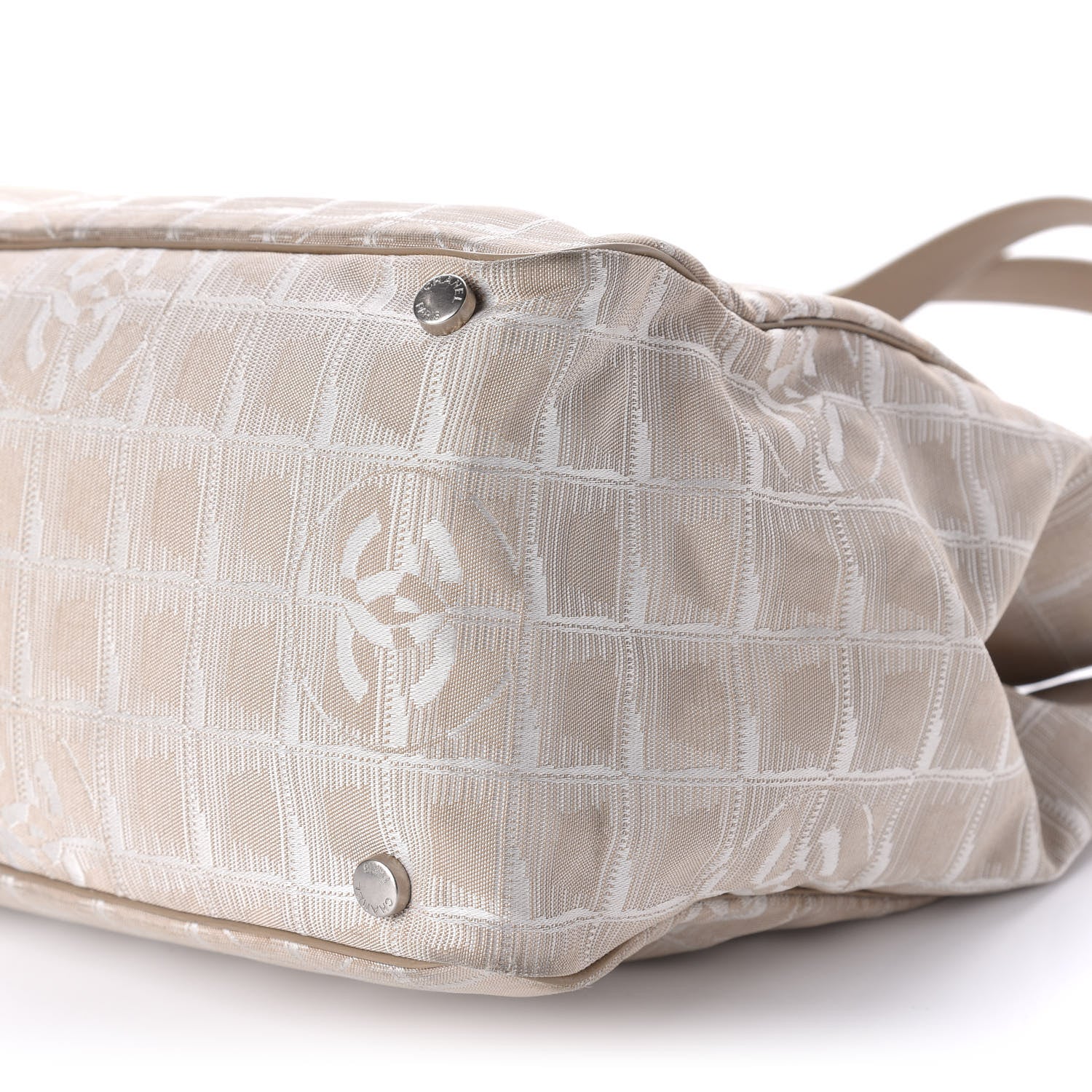Chanel Nylon Medium Travel Tote Beige 6 of 16