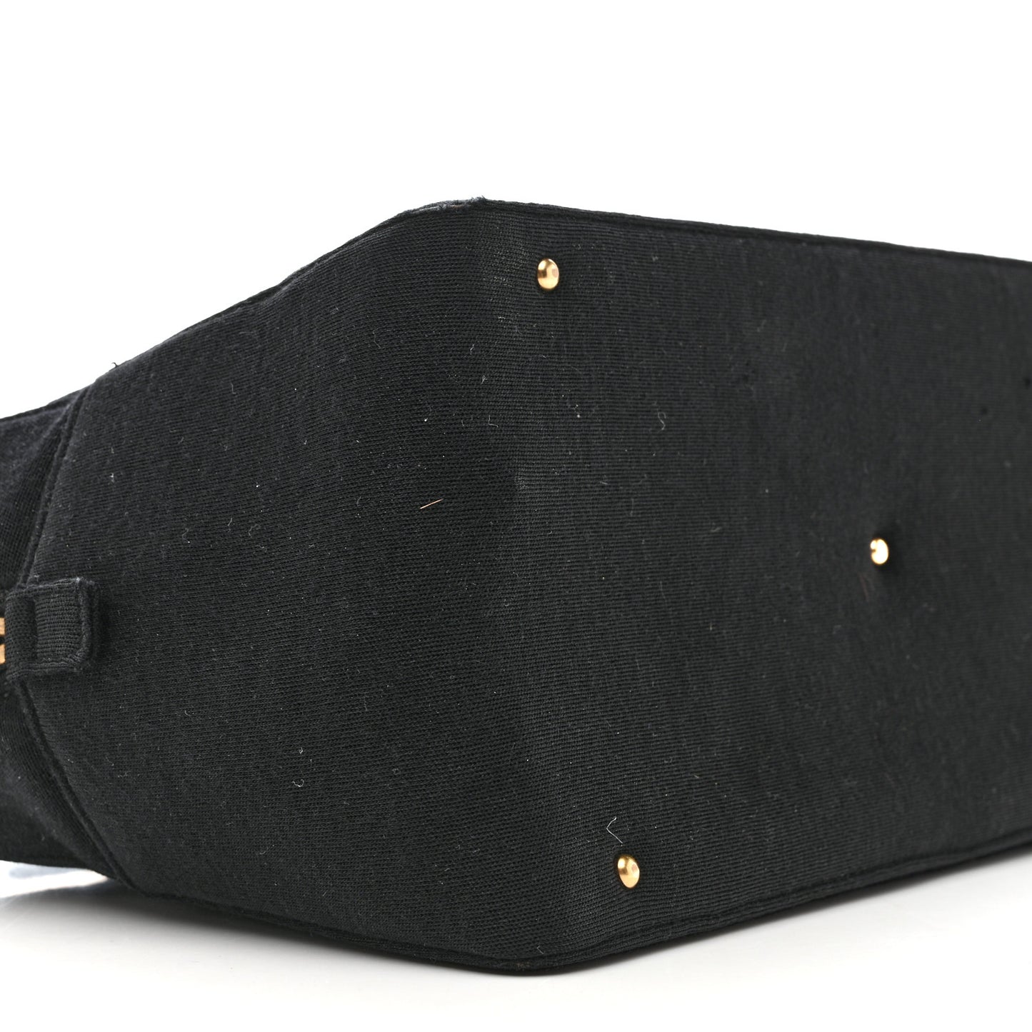Jersey Square Quilted Bowler Black