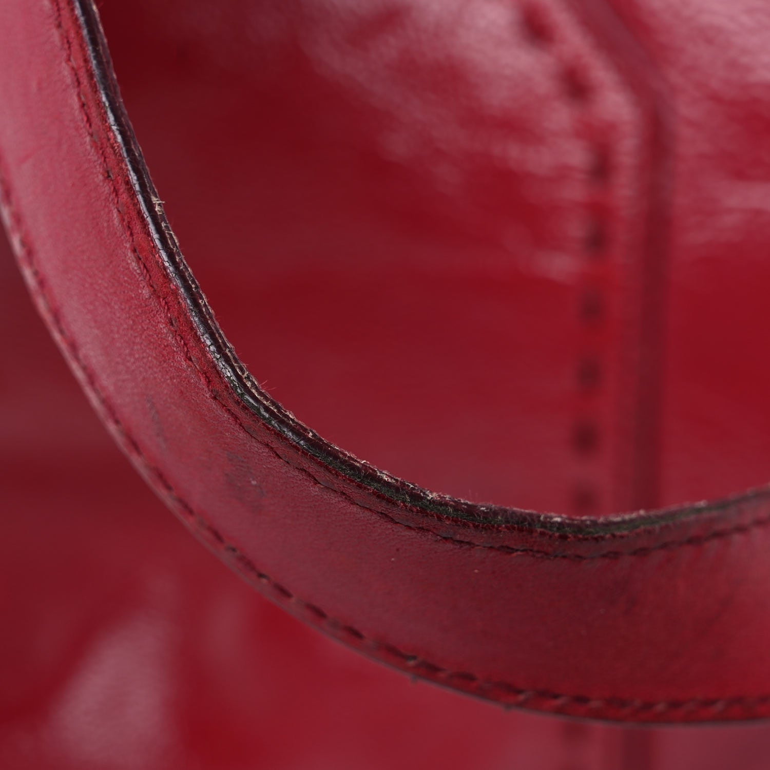 Saint Laurent Patent Calfskin Medium Muse Red 31 of 32