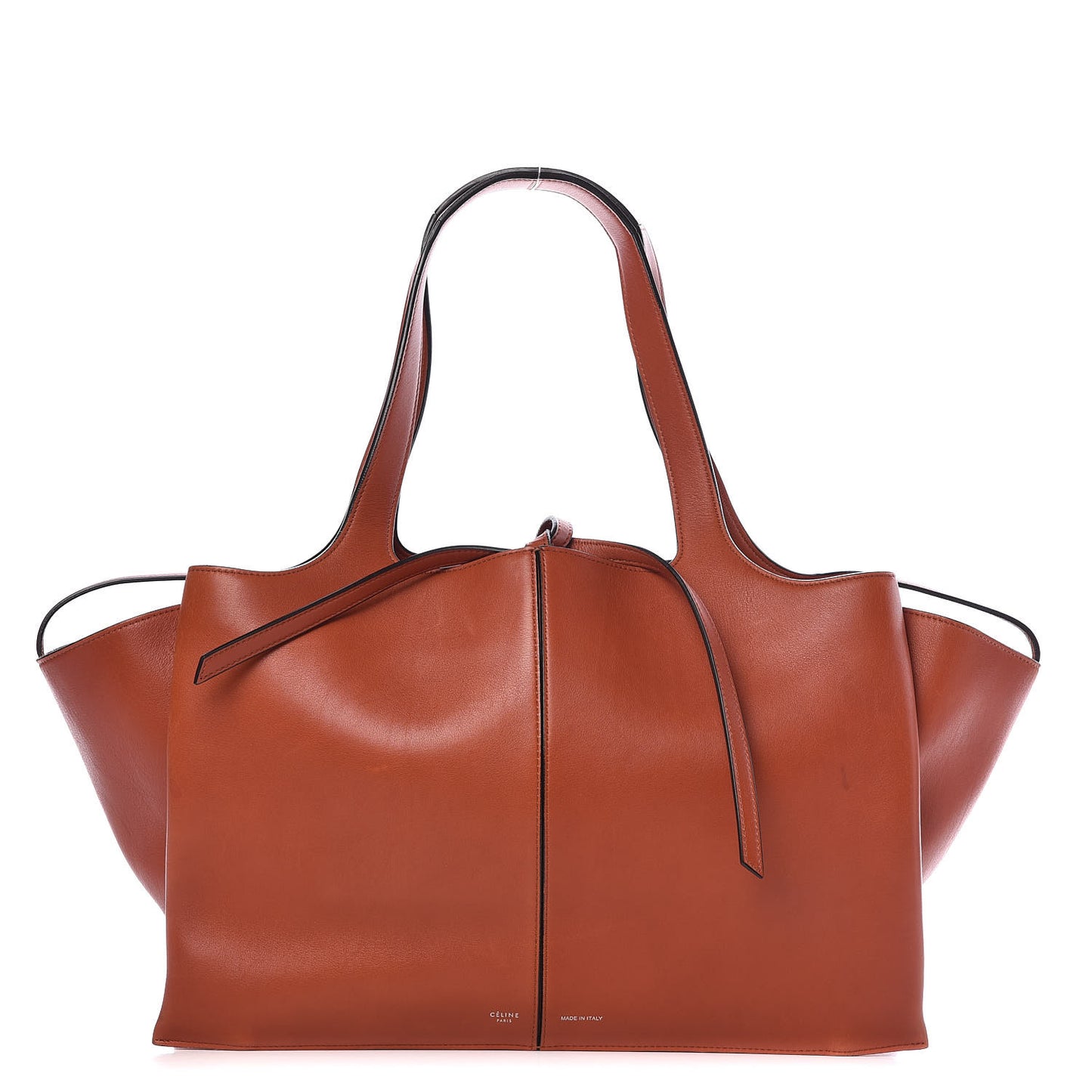 Calfskin Medium Tri-Fold Bag Brick