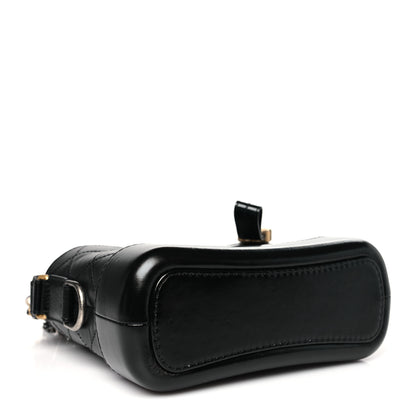 Chanel Aged Calfskin Quilted Small Gabrielle Hobo Black 4 of 10