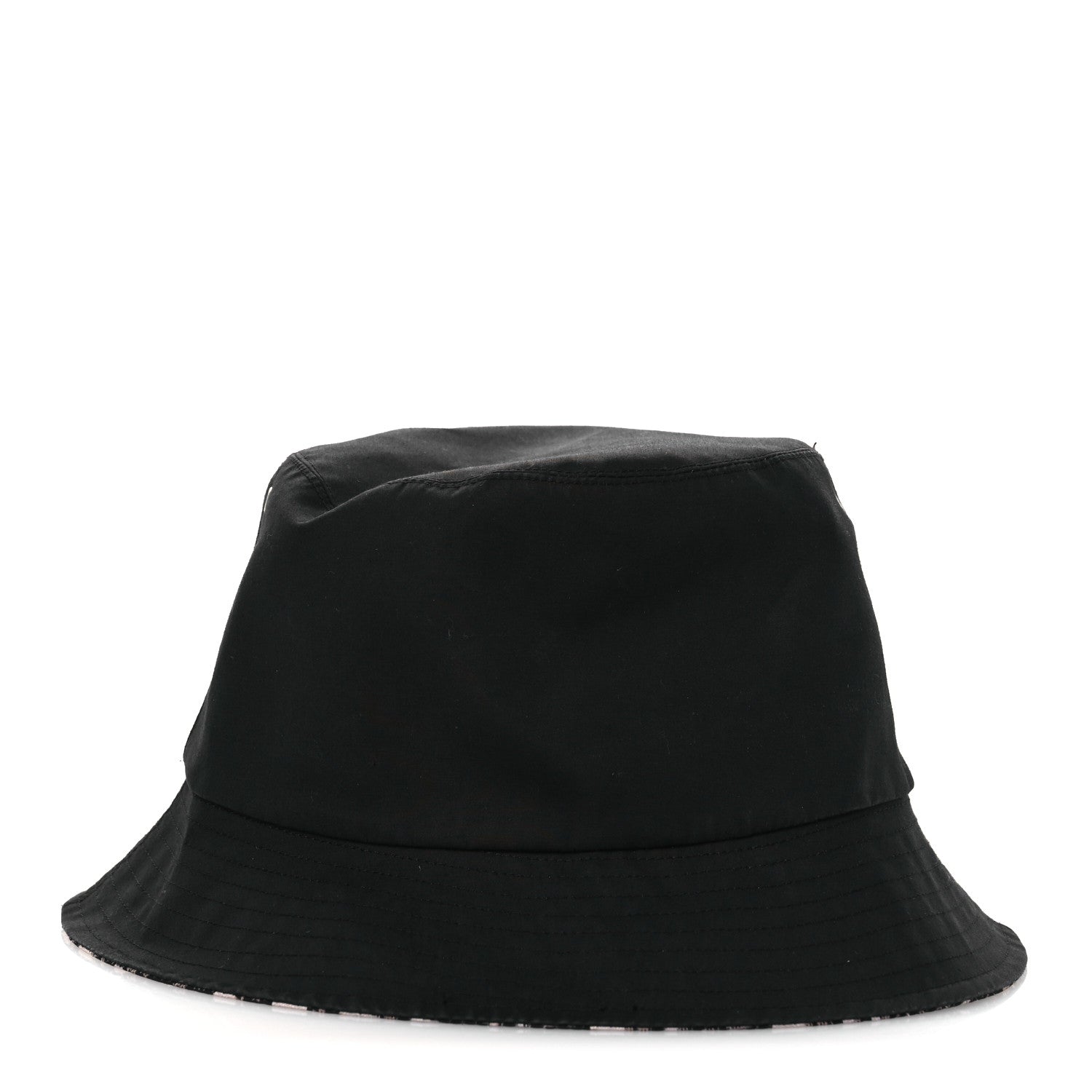 Christian Dior Polyester Cotton Oblique Teddy-D Brim Bucket Hat 58 Black 6 of 9