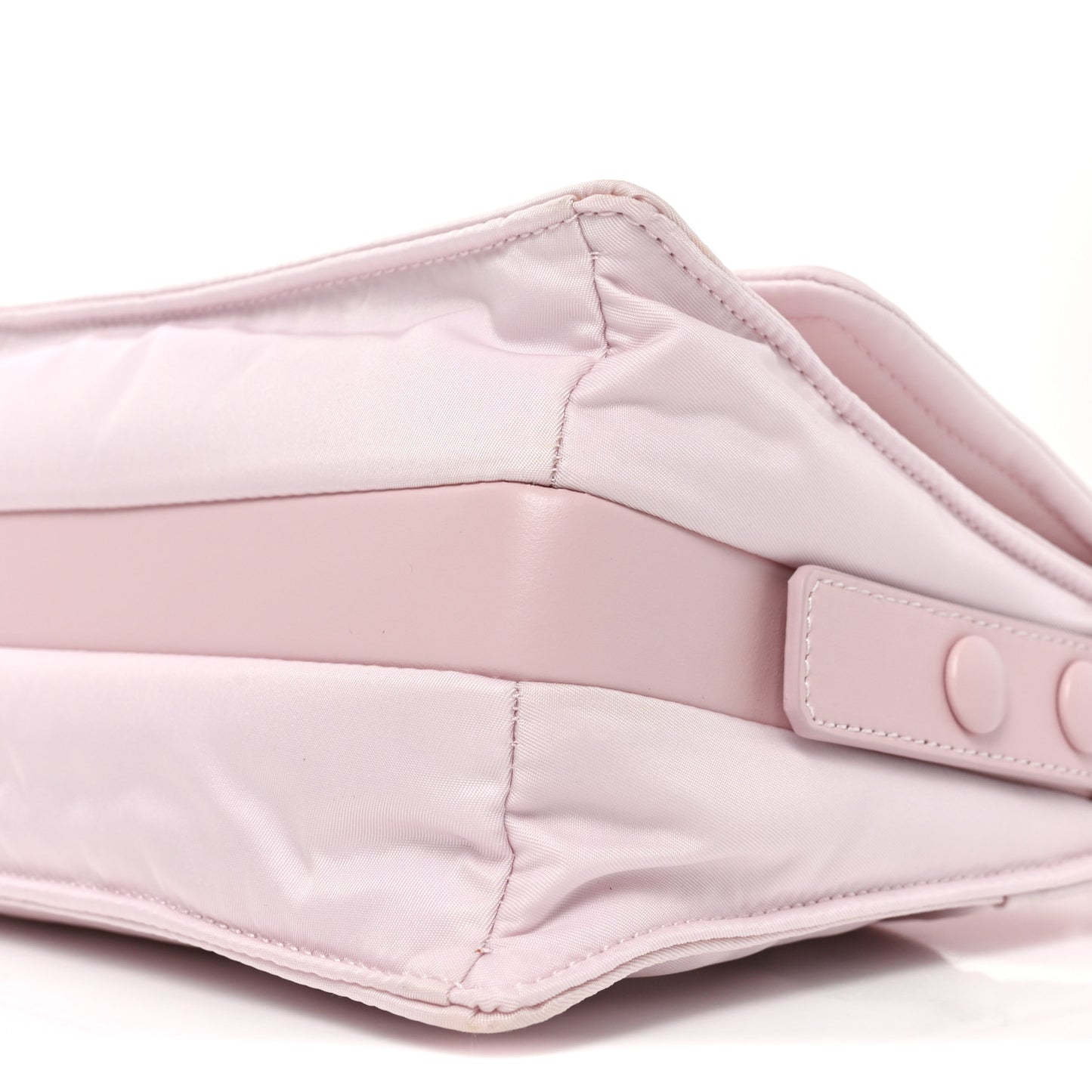 Re-Nylon Padded Small Traveller Alabaster